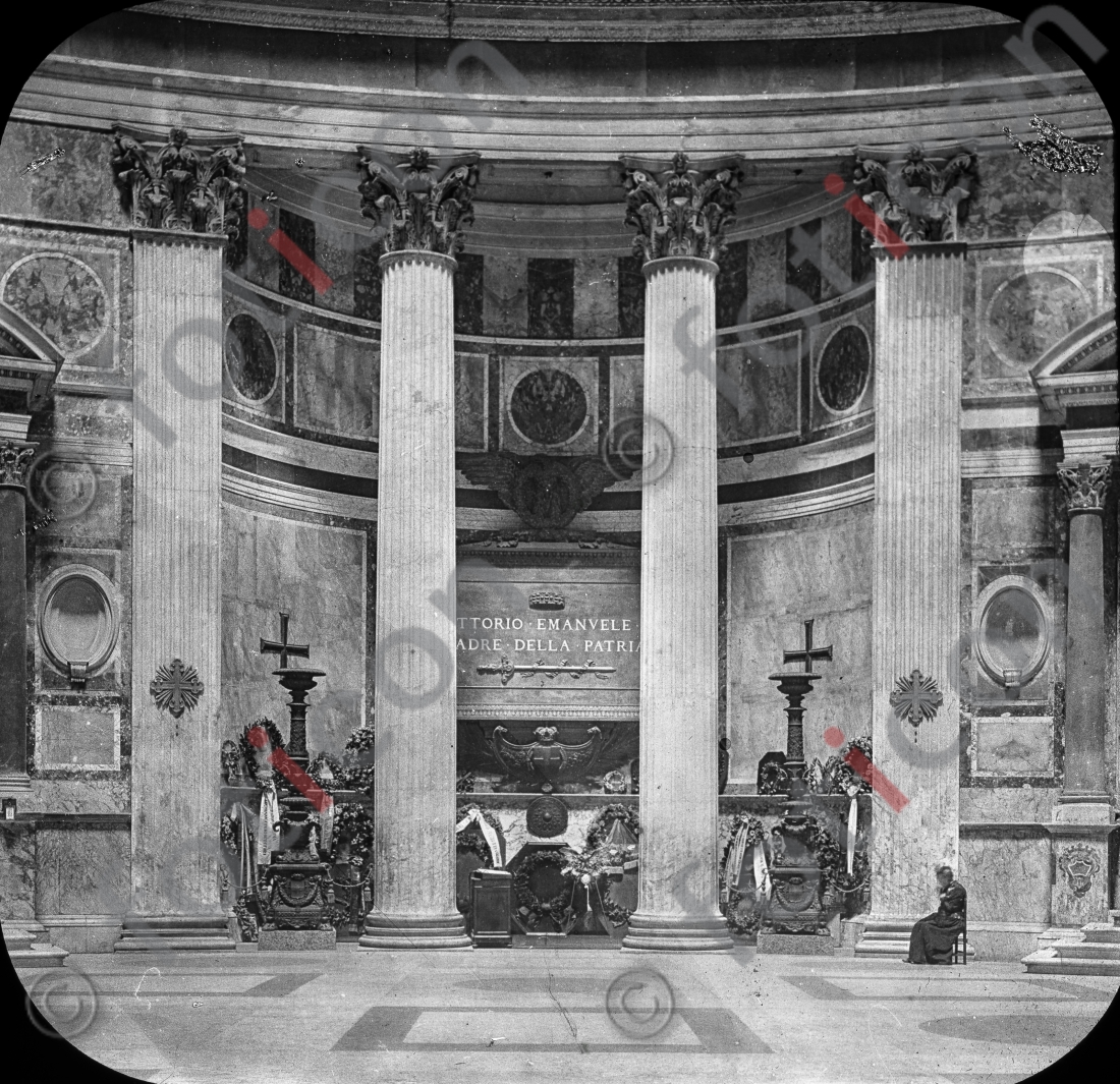 Pantheon | Pantheon - Foto foticon-simon-147-050-sw.jpg | foticon.de - Bilddatenbank für Motive aus Geschichte und Kultur